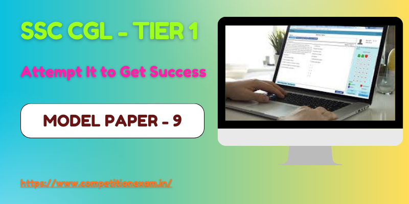 SSC CGL Tier 1 Free Online Test in Hindi [Practice Set 9]